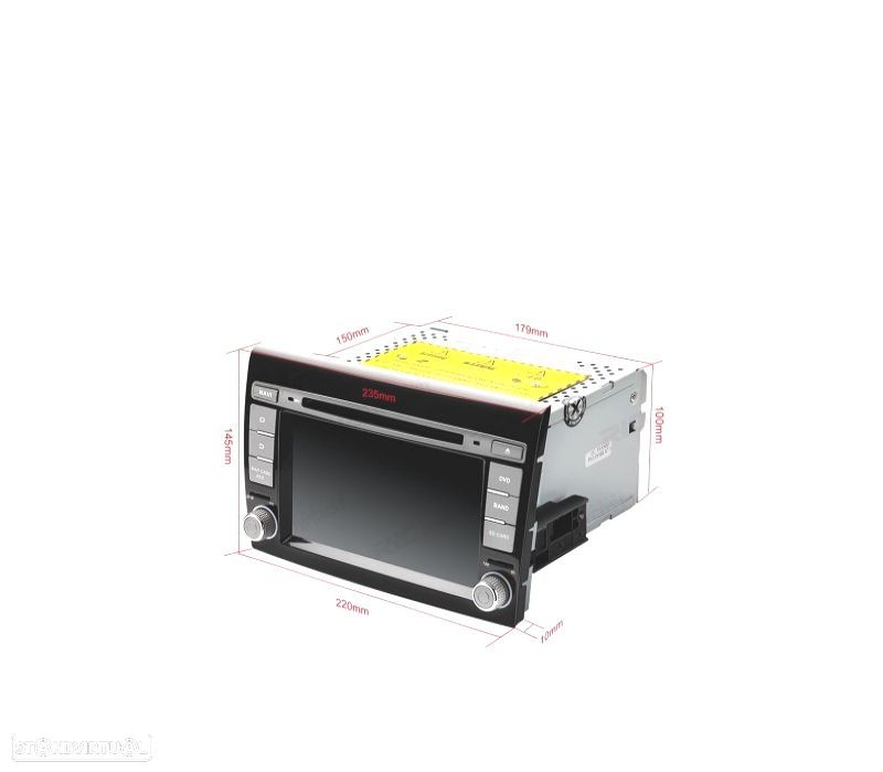 AUTO RADIO GPS ANDROID 11 PARA FIAT BRAVO 07-14 7" - 2