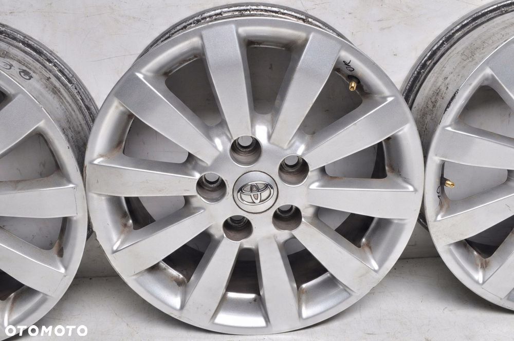 TOYOTA AURIS COROLLA FELGI ALUMINIOWE R16 6.5J 5X114.3 ET45 PZ406-E067B - 7
