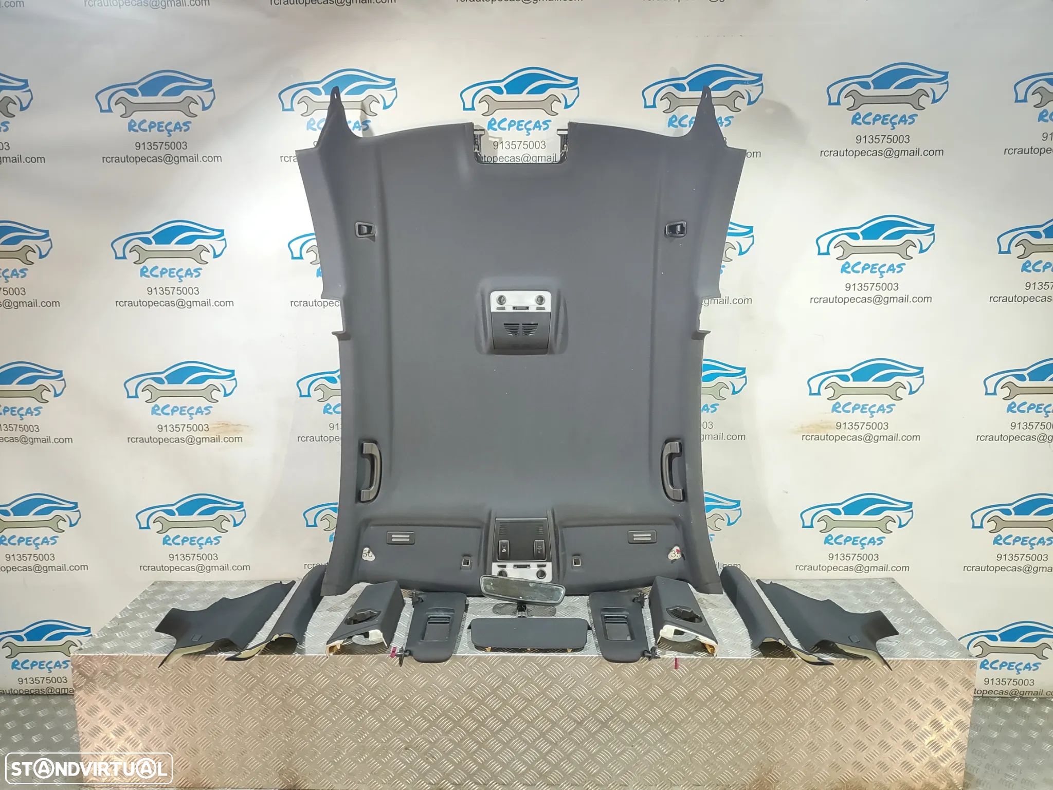 KIT INTERIOR TECTO TEJADILHO FORRO CUPULA TETO ORIGINAL BMW SERIE 3 E92 COUPE PACK M - 1