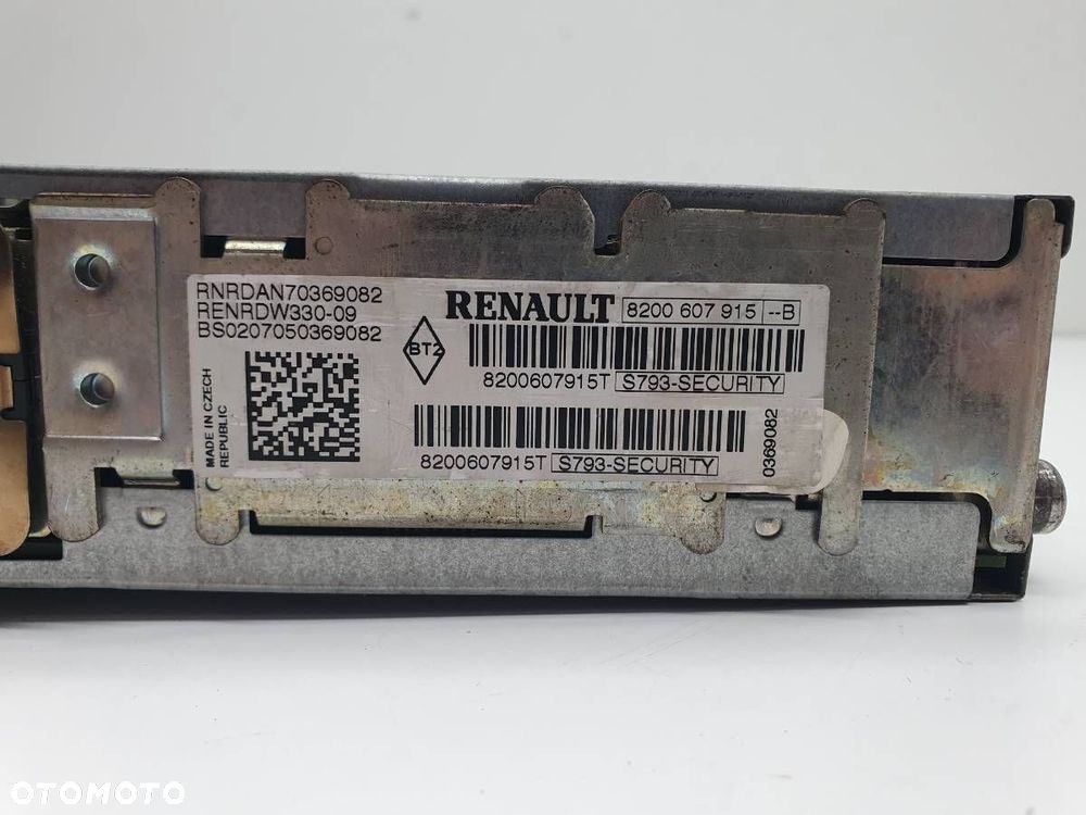 RADIO FABRYCZNE 8200607915T RENAULT MODUS SCENIC MEGANE EU - 4