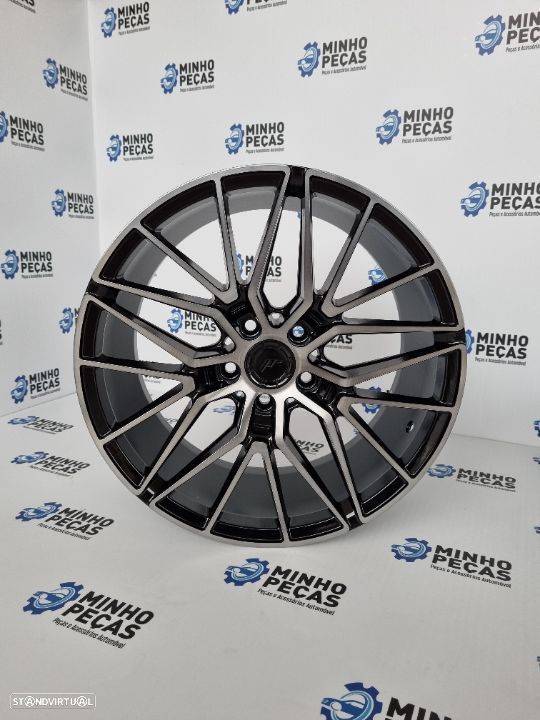 Jantes Japan Racing (JR38) em 18" (5x112) Black Polish - 8