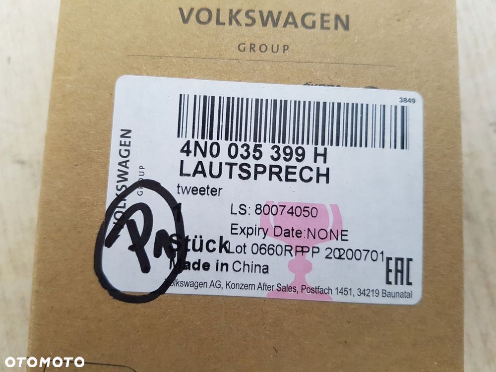 audi a8 a7 a6 głośnik deski rozdzielczej bang olufsen 4n0035399h - 4