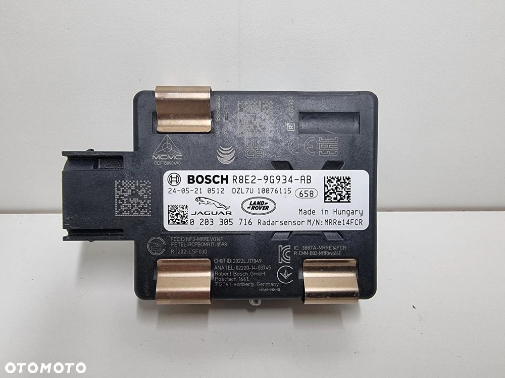 RADAR SENSOR DISTRONIC JAGUAR LAND ROVER RANGE ROVER L461 R8E2-9G934-AB - 1