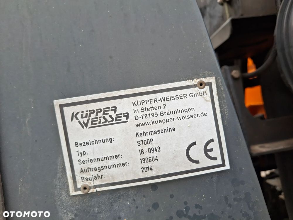 MAN TGM 18.250 Zamiatarka Kupper Weisser BROCK 2 Silniki Euro 5 Odchwaszczarka Szczotki L/R Szczotka Przednia EUnited PM10 Kamery - 19