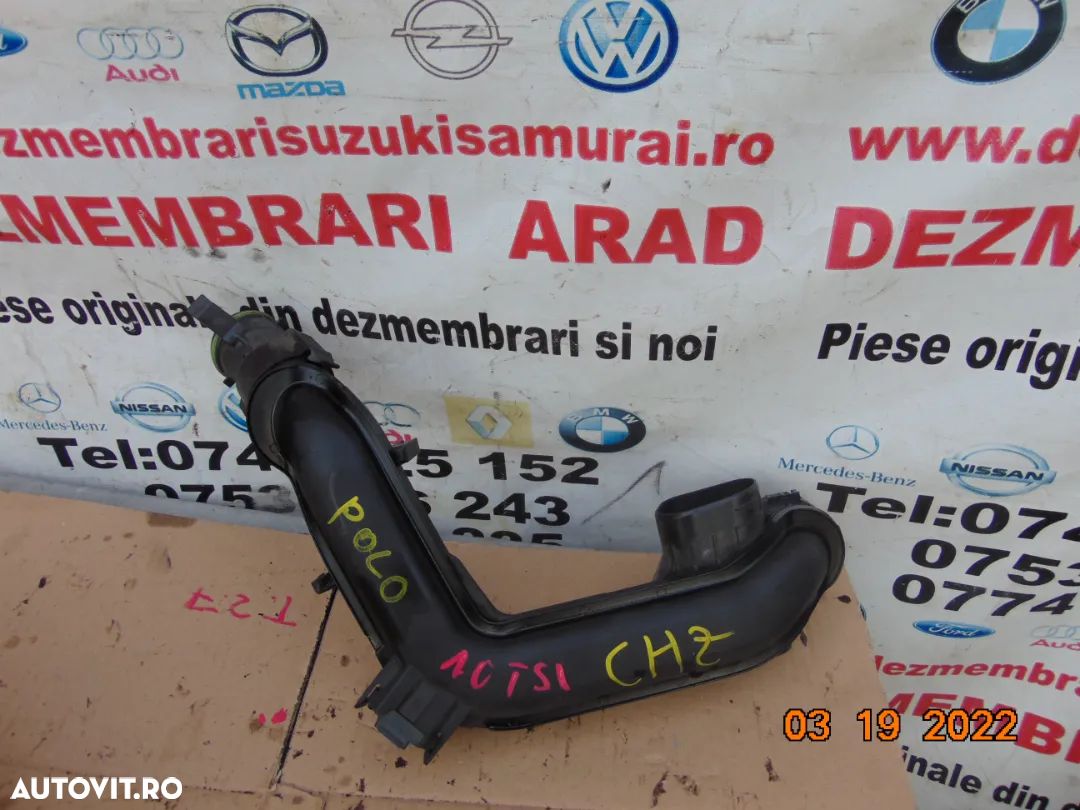 tub intercooler VW 1.0 tsi Polo Passat b8 golf 7 caddy seat ibiza leon cordoba skoda fabia rapid oc - 1