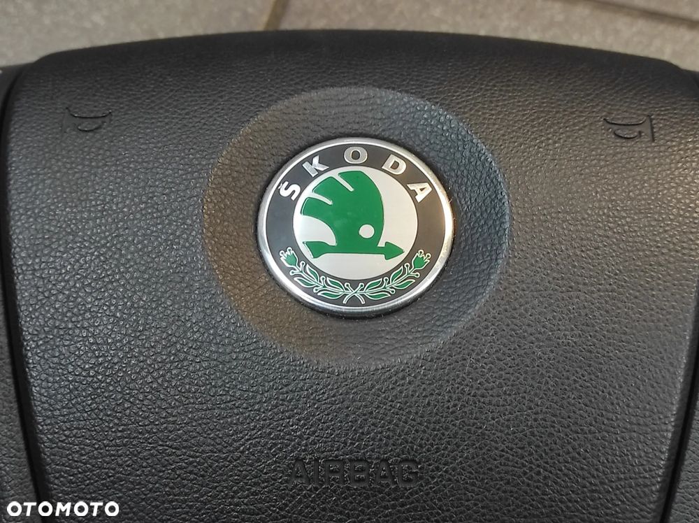 KIEROWNICA 4 RAMIENNA SKÓRZANA MULTIFUNKCJA SKODA FABIA 2 SUPERB 1 OCTAVIA 1 2 WYSYŁKA !!!!! - 5