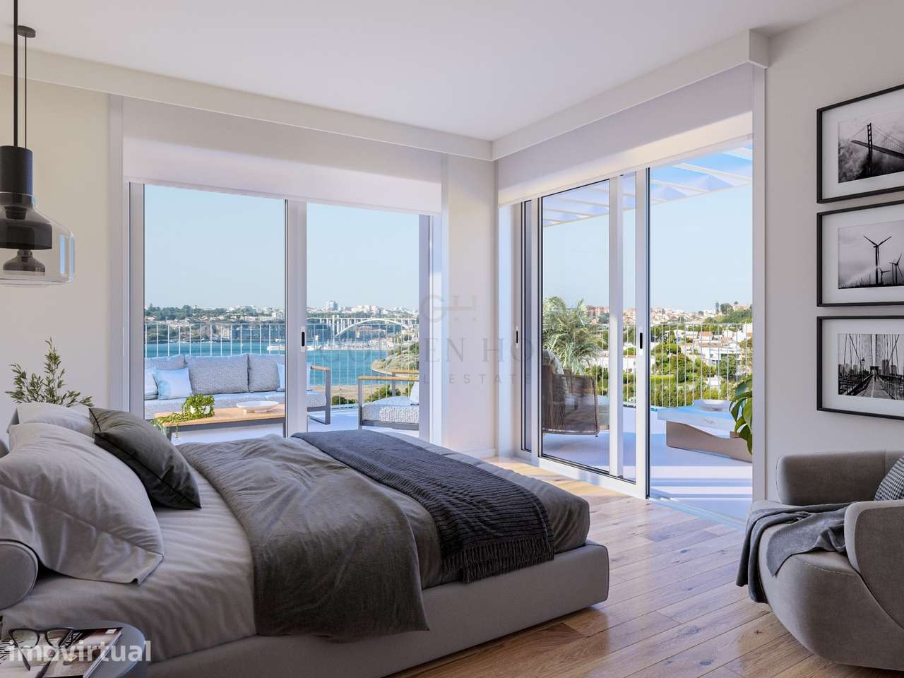 Apartamento T2 de Luxo em Gaia | Open Space & Varanda Gourmet - Grande imagem: 3/36