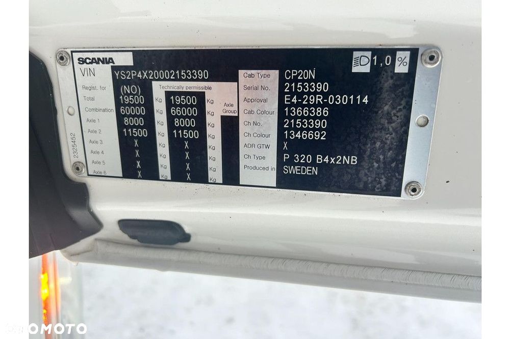 Scania P320 4X2 EURO6 + CARRIER + SIDE OPENING - 27