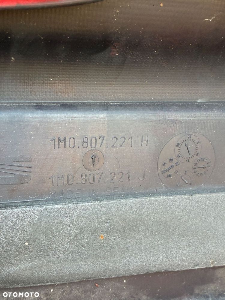 SEAT LEON TOLEDO 2 II kod lak. LP3G  ZDERZAK PRZÓD  PRZEDNI  HALOGEN 1M0807221 - 14