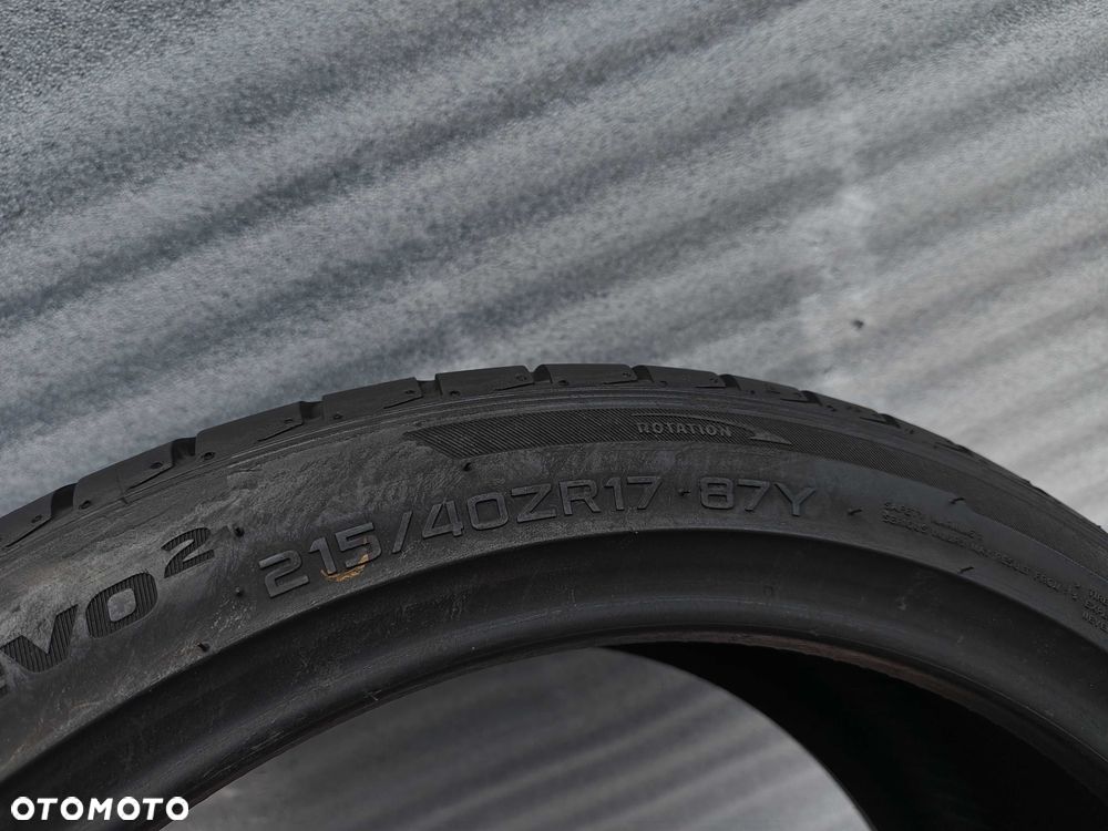 Opony Letnie 215/40/17 Hankook 4szt 7mm MB - 9