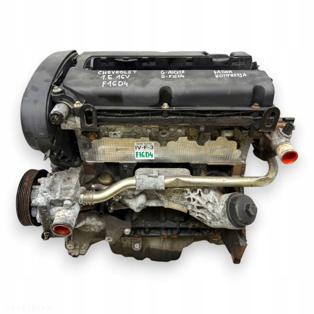 SILNIK F16D4 Chevrolet Cruze Aveo T300 1.6 16V benzyna A16XER Z16XER - 1
