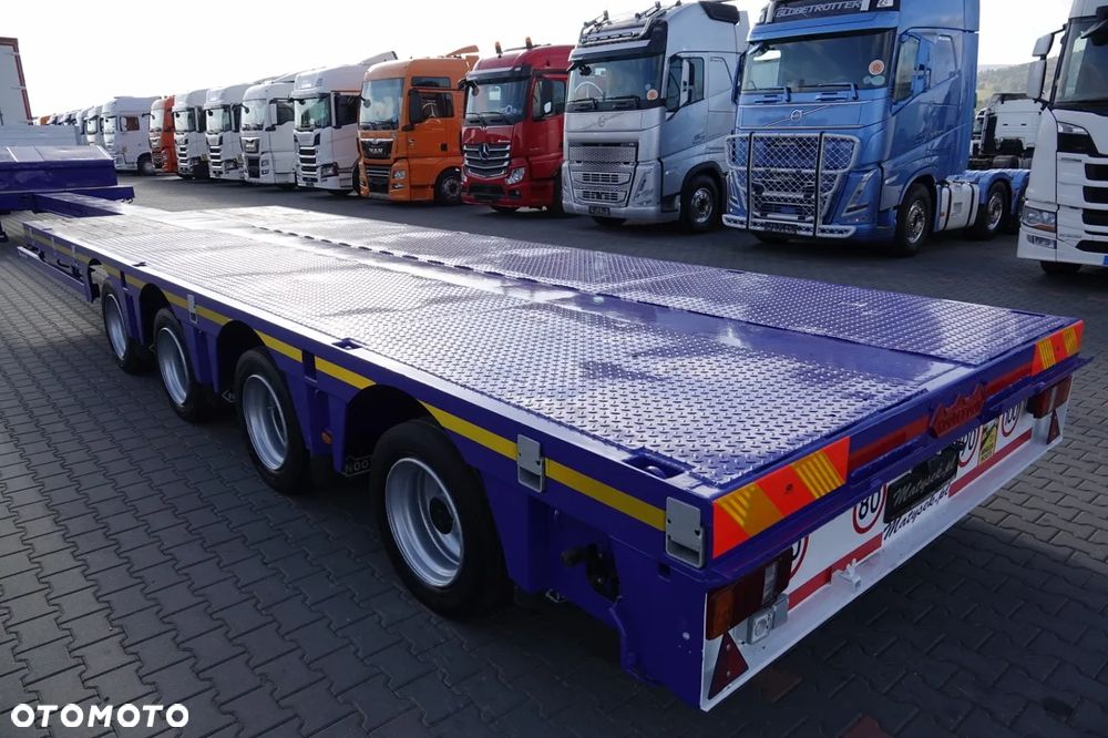 Nooteboom NISKOPODWOZIE / ROZCIĄGANA / 4 OSIOWA / OSIE SKRĘTNE / SAF - 13