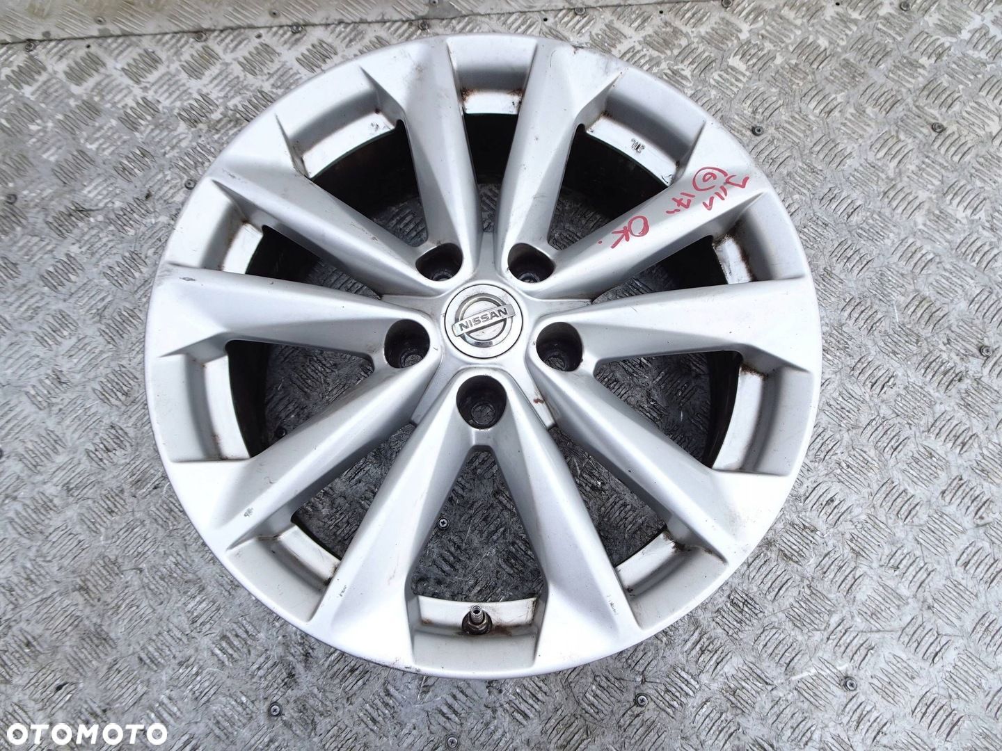 Alufelga Nissan Qashqai J11 17" 5x114.3 ET 40 - 1