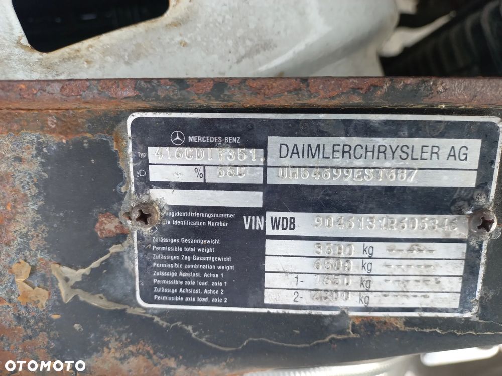 Mercedes-Benz Sprinter 416 CDI. 2,7 DMC 3500 - 11