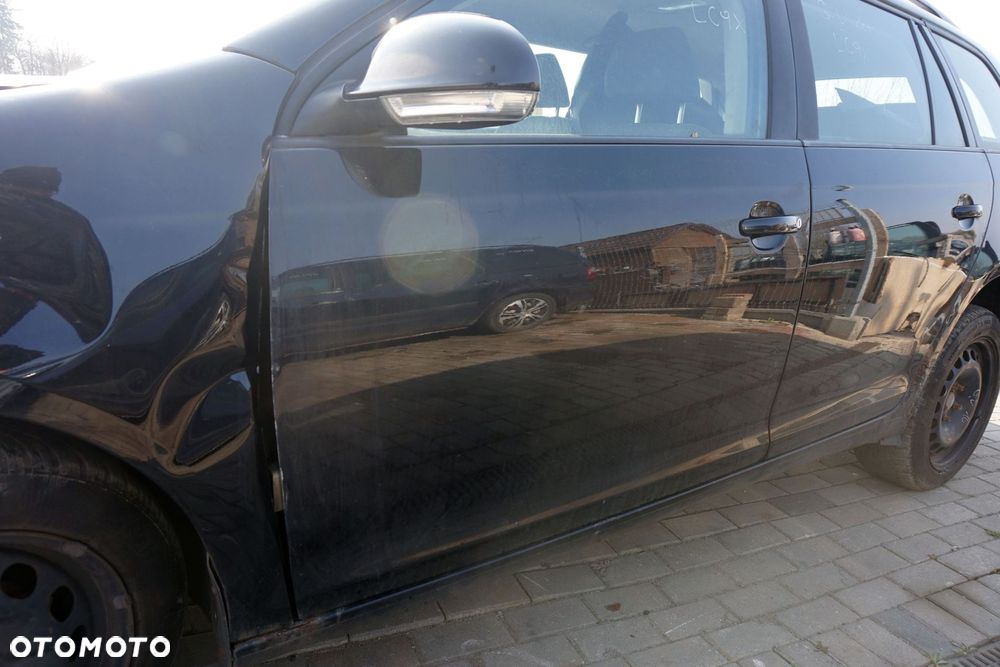 DRZWI PRZEDNIE LEWE GOLF V KOMBI LC9X  CZARNY VOLKSWAGEN 2003-2009 - 4