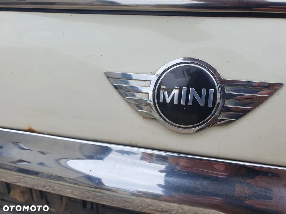 MINI R50 KLAPA TYLNA BAGAŻNIKA HB HATCHBACK 3D KREMOWA BEŻOWA 850/0 ORYGINALNA SZYBA 04R ZAWIASY ZAMEK SILNIK RAMIĘ WYCIERACZKI OŚWIETLENIE LISTWY CHROMOWANE EMBLEMAT PRZEWODY - 7