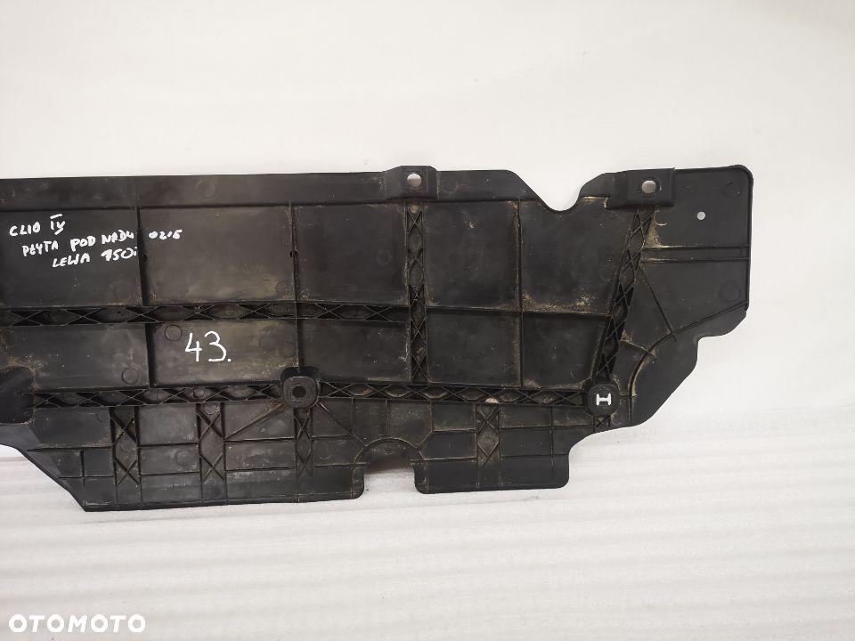 RENAULT CLIO IV 12- OSŁONA PODWOZIA LEWA NR 748157368R NR AUKCJI OSŁ43 - 4