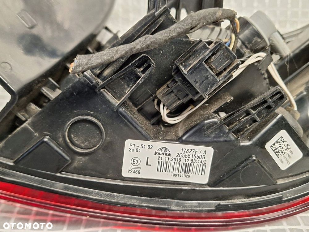 lampa tyl tylna lewa renault clio V 5 2019- 265551550r europa demontaz - 5