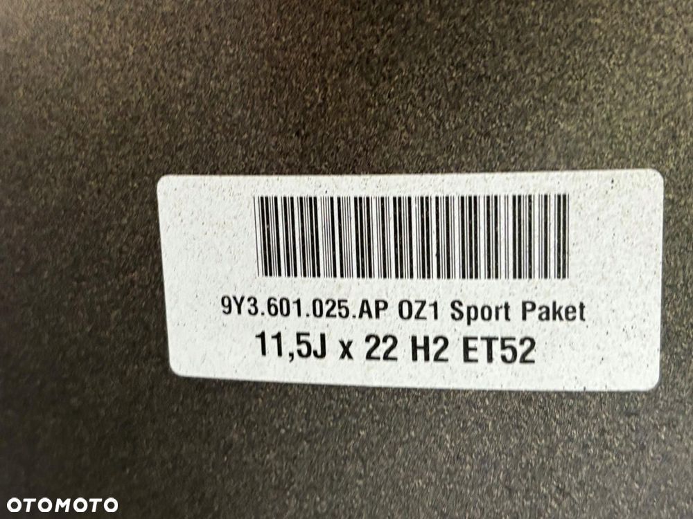 KOMPLET FELG ALUFELG KUTE PORSCHE Cayenne Coupe Coupé GT GTS 9Y3601025AP BA - 11