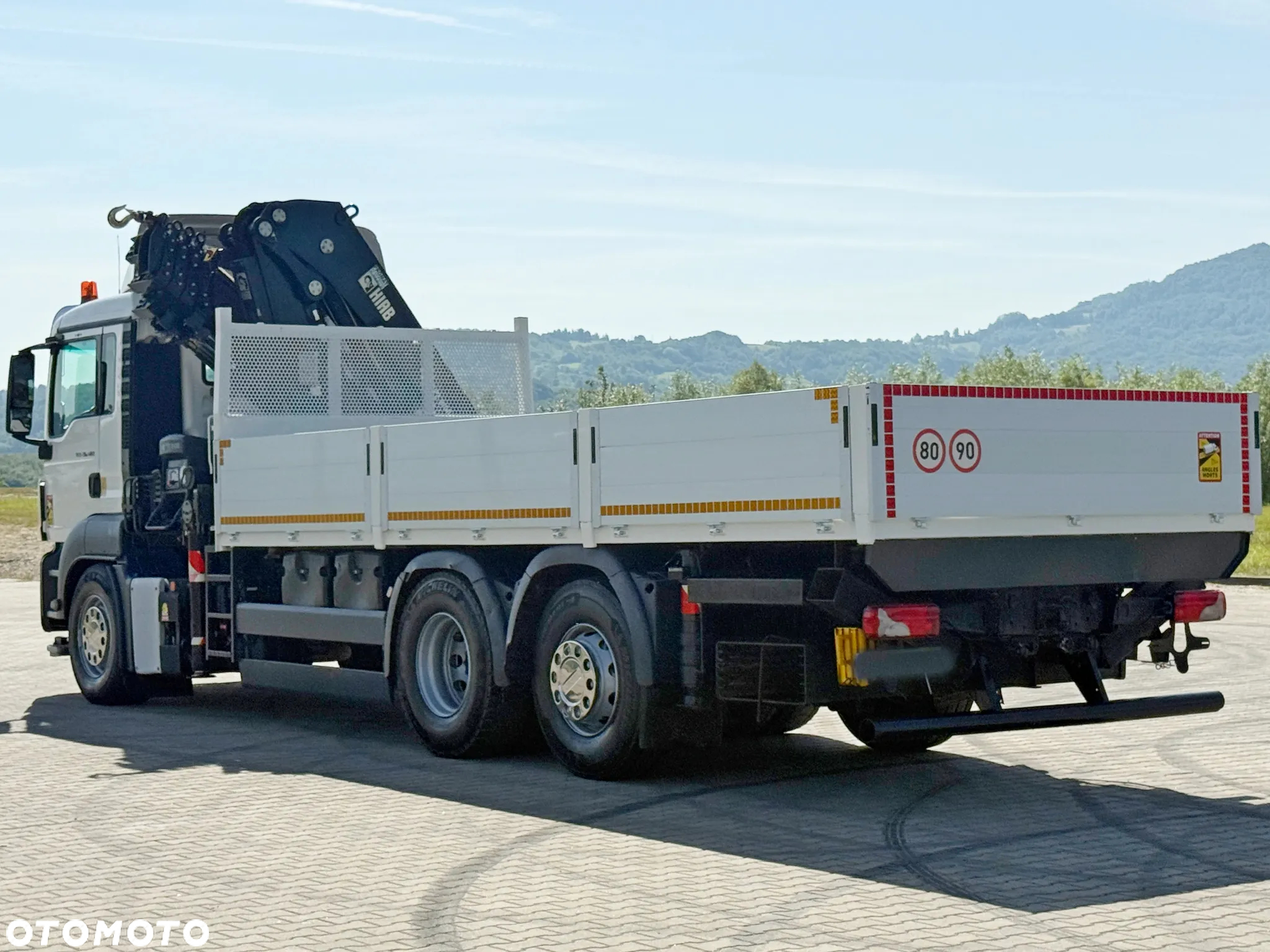 MAN TGS 26.400 * SKRZYNIA 6,55 m * HIAB 322 EP - 5 HIDUO + PILOT / STAN BDB - 7
