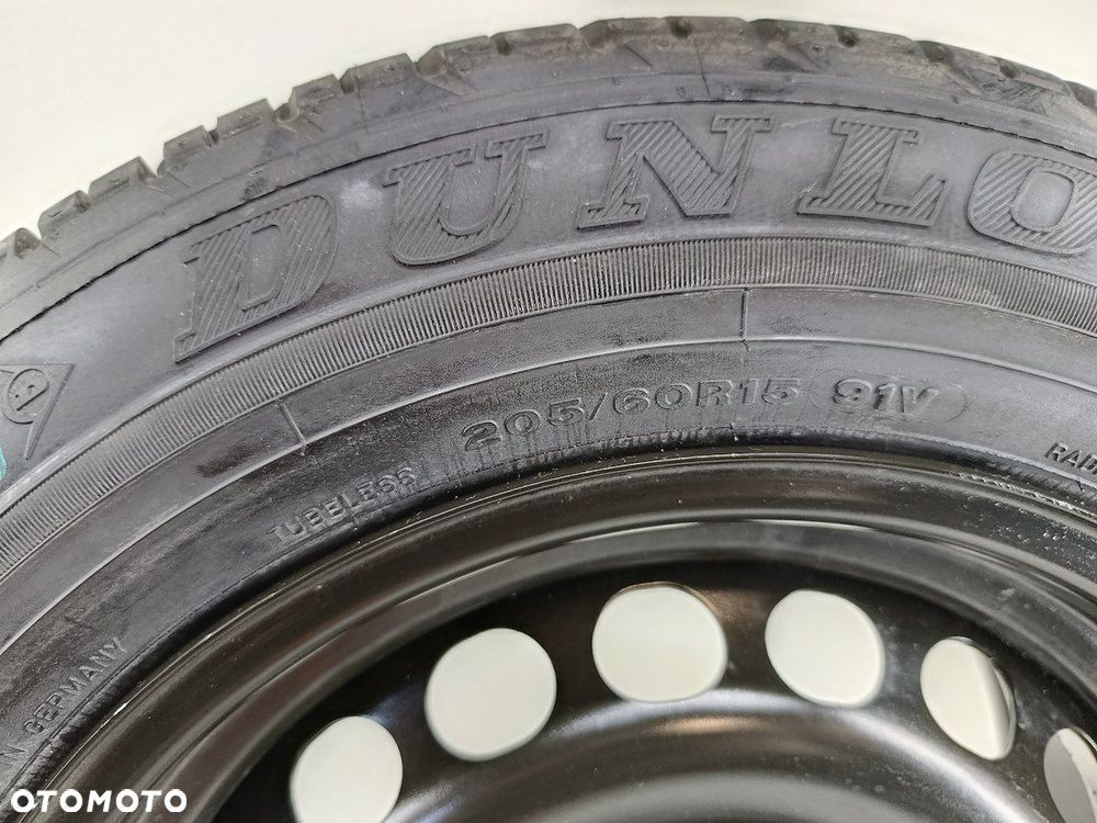 KOŁO ZAPASOWE 16'' VW PASSAT B5 FL 3B0601027E  KBA43929  205/60R15 - 10