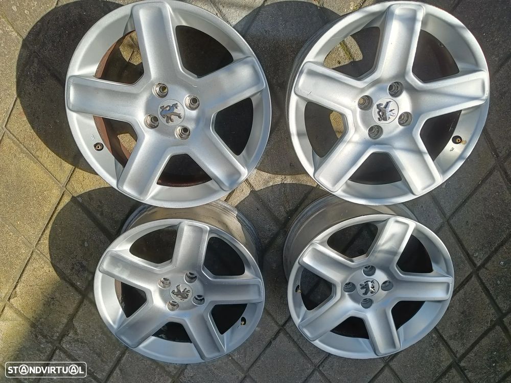 4 jantes 17 Peugeot furação 4x108 - 5