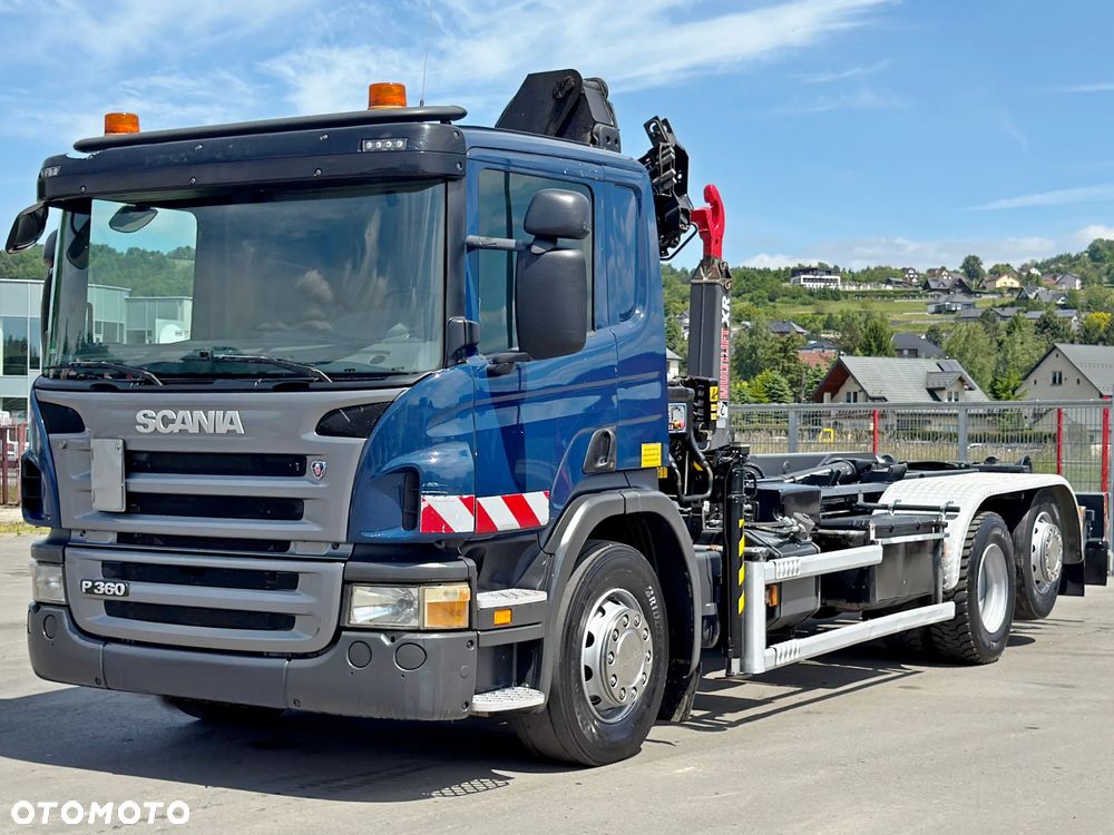 Scania P 360 * Hakowiec * HIAB 111 BS - 2 HIDUO + PILOT * STAN BDB - 4