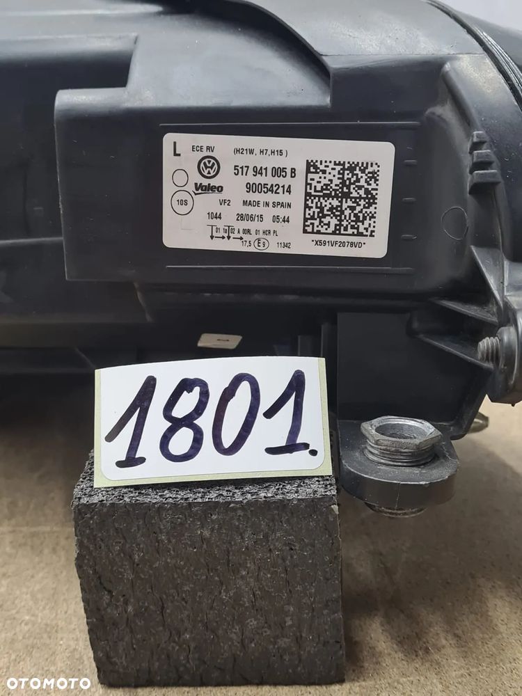 VW GOLF VII 7 SPORTSVAN LAMPA LEWA PRZEDNIA LEWY PRZÓD  17- 517941005B - 7