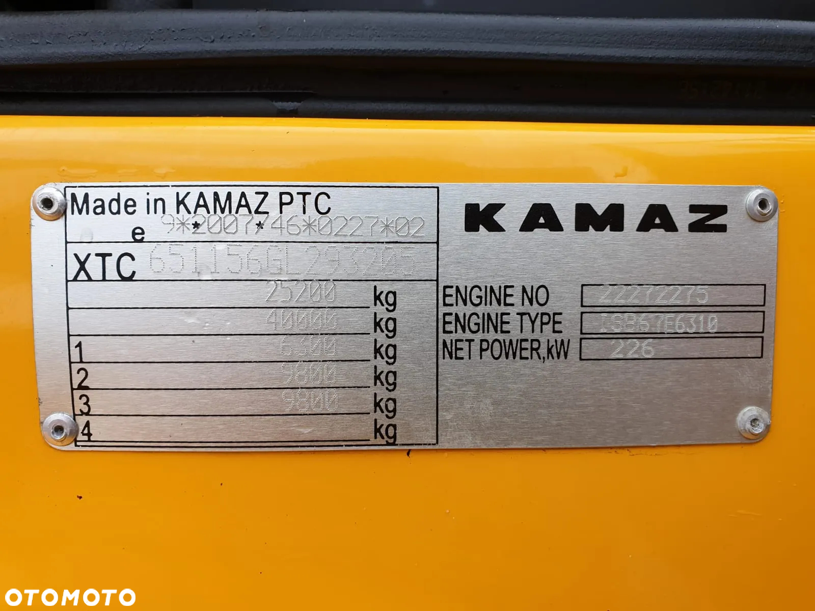 Kamaz T2531 65115 EURO 6 RAMA 6x4 - 18