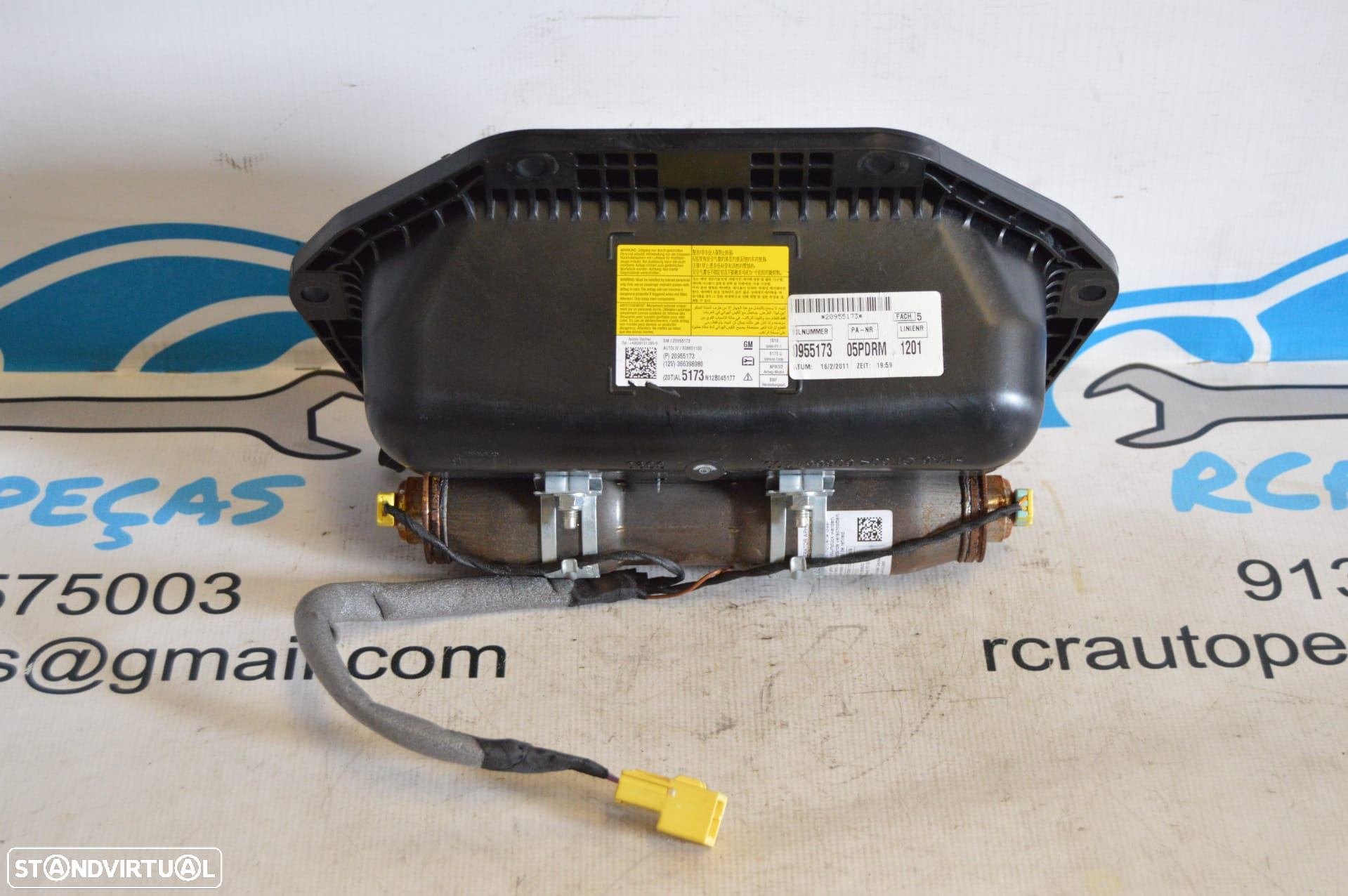 AIRBAG PASSAGEIRO 618893100A 618893100 20955173 366398980 5173N12B045177 0955173 05PDRM 20955173 OPEL INSIGNIA A G09 SPORTS TOURER 2.0 CDTI 160CV A20DTH CHEVROLET CRUZE J305 2.0 CDI 163CV Z20D1 - 3