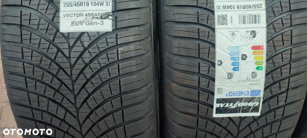 Opony Całoroczne Goodyear Vector 4Seasons 255/45/19 104W XL 2025r Dot 34/25 Starogard Gdański - Wysyłka !!! Nówka - 2