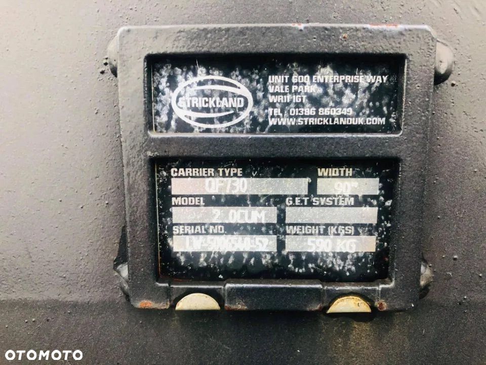 Łyżka budowlana 2 m Strickland NOWA Ładowarka MANITOU - 4