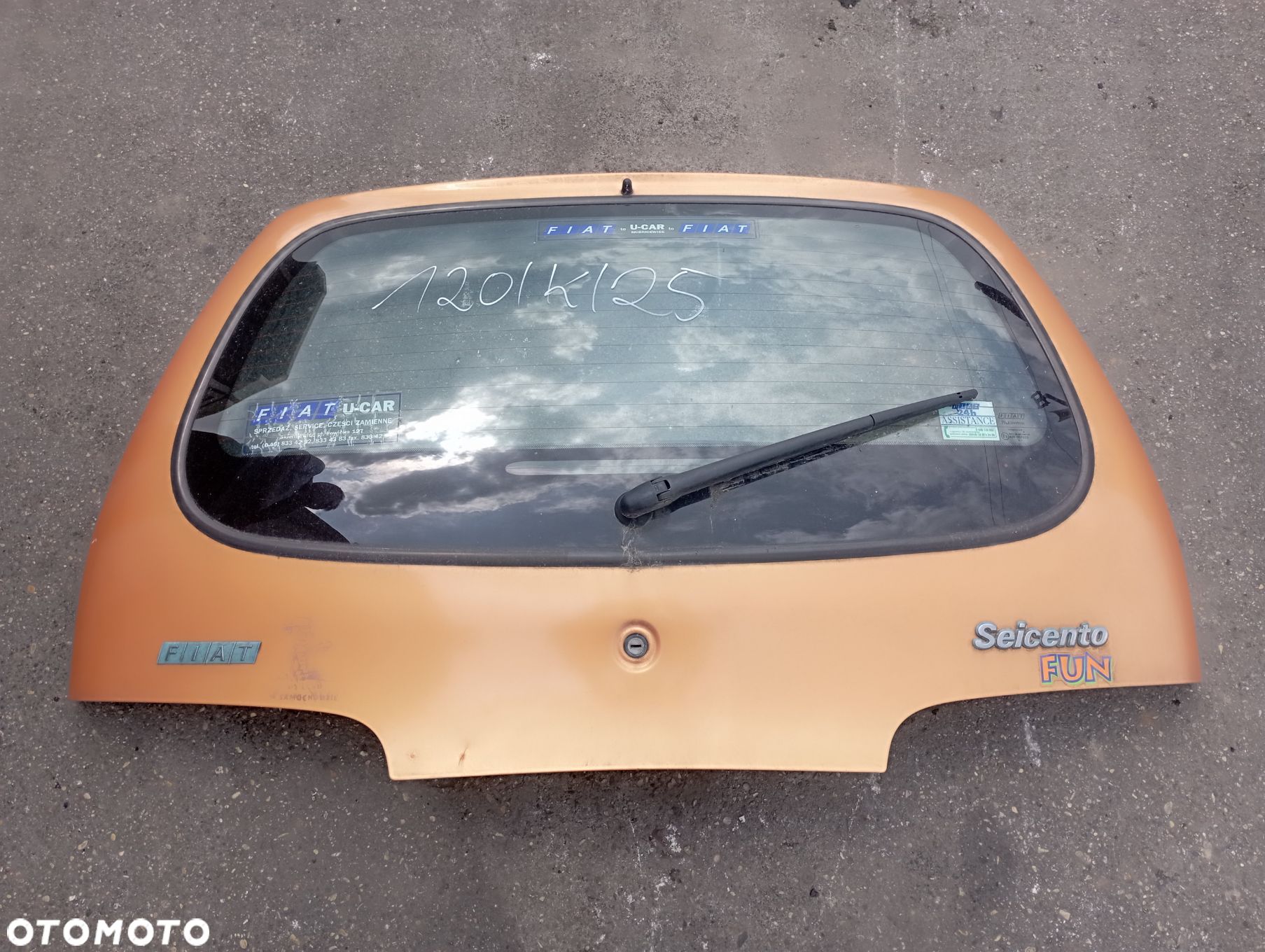 KLAPA BAGAŻNIKA

 FIAT
 SEICENTO 510/A - 1