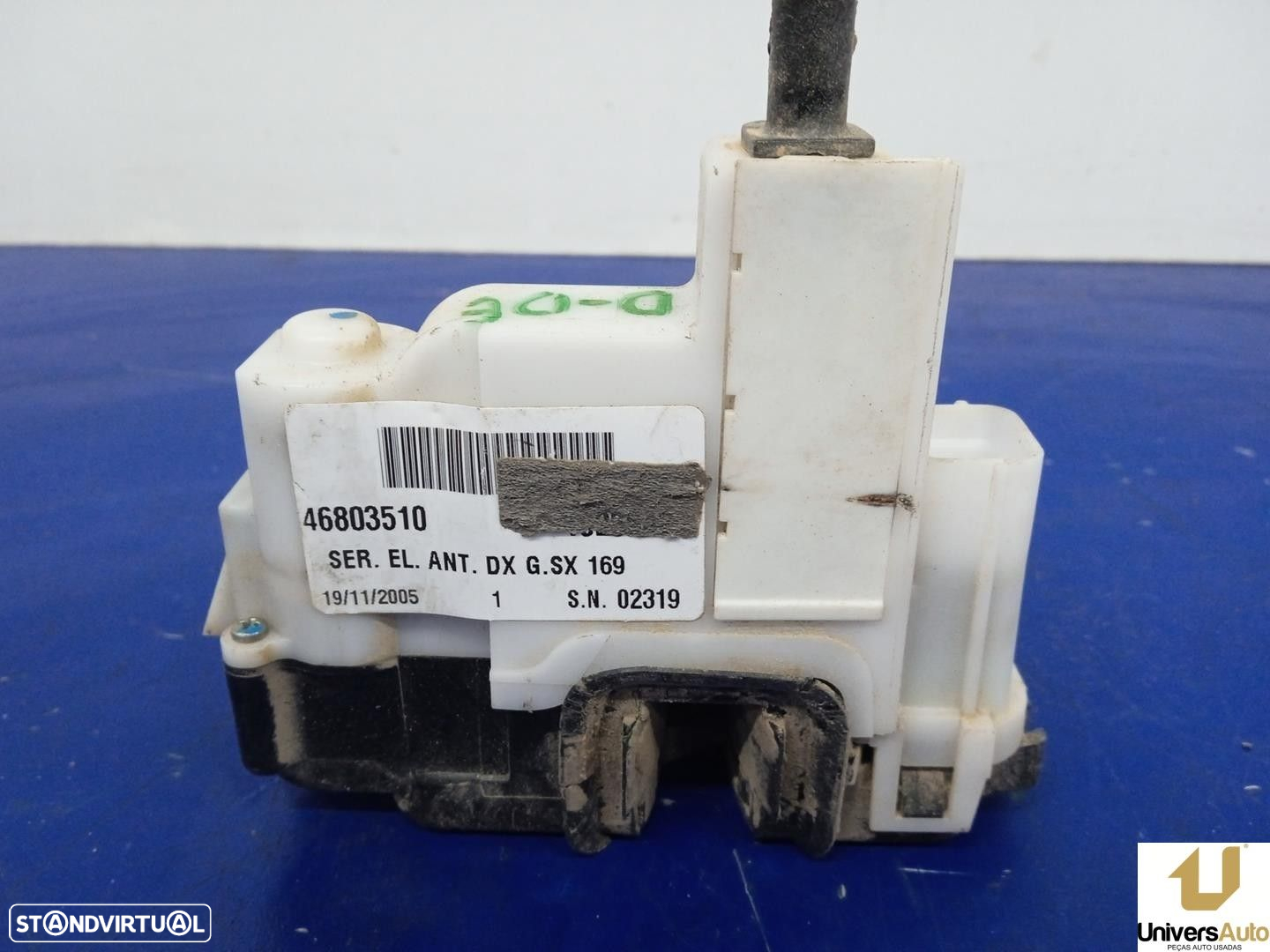 FECHADURA PORTA FRONTAL DIREITA FIAT PANDA 2006 -46803510 - 3