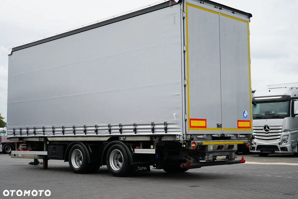 Inny RUFA / TANDEM / FIRANKA / BDF / 19 PALET / DŁ. 7,7 M / OŚ PODNOSZONA - 18