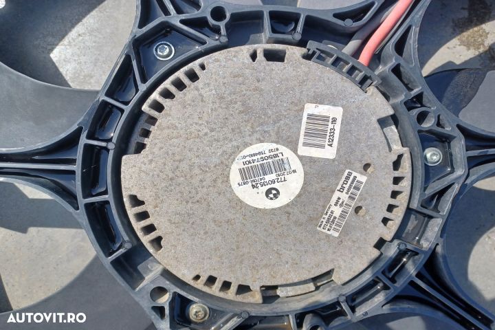 Electroventilator racire motor / AC 178990 7594610 N57D30A BMW Seria - 3