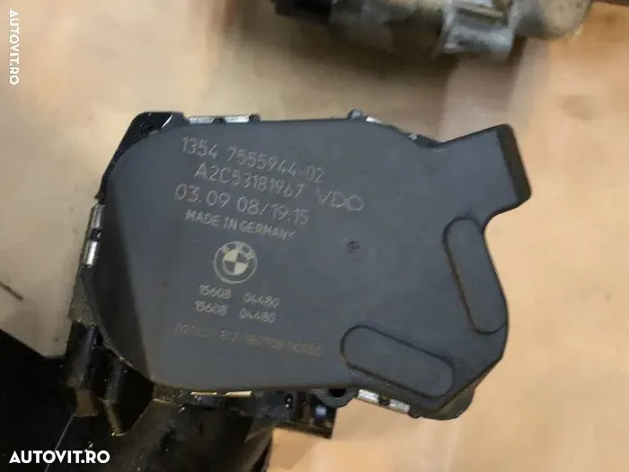 Anexe motor bmw 750i V8 N63b44 clapeta galerie admisie instalatie electrica turbina turbosuflantă turbine capac motor pompa benzină senzori vacuum - 6