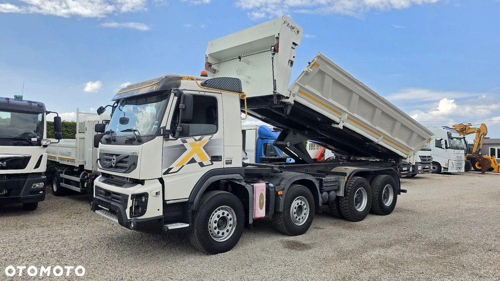 Volvo Fmx 410 8x4 Kiper Hydroburta Wywrot Nowe Opony - 1