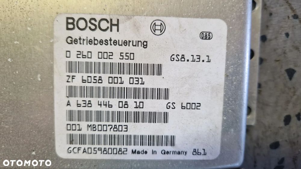 MERCEDES VITO W638 STEROWNIK SKRZYNI BIEGÓW 0260002550 - 2