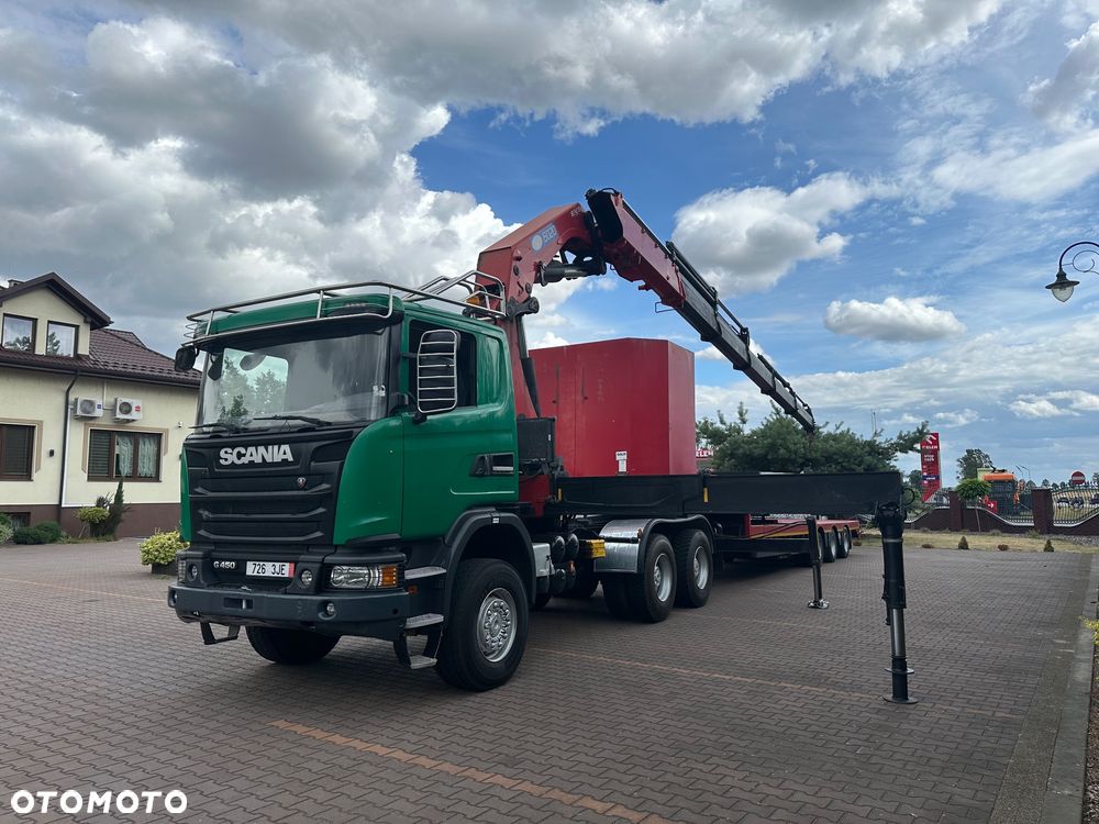 Scania G450 6x6 do energetyki 2015r słupów ciągnik specjalny Hds żuraw - 2