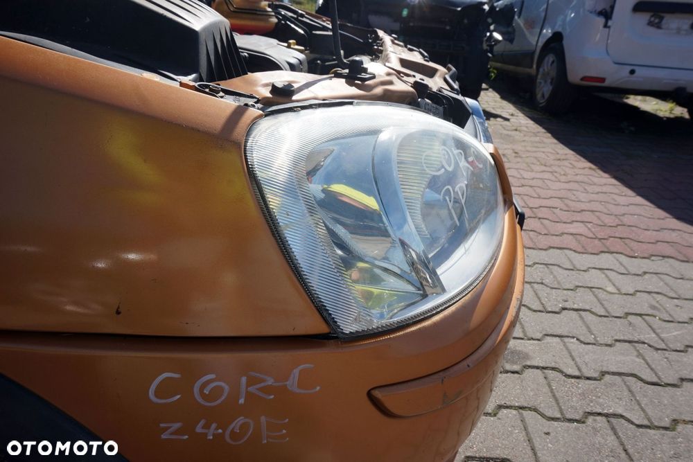 MASKA ZDERZAK BŁOTNIKI LAMPY CORSA C III Z40E  OPEL 1999-2003 ZŁOTY PRZÓD KOMPLETNY - 31