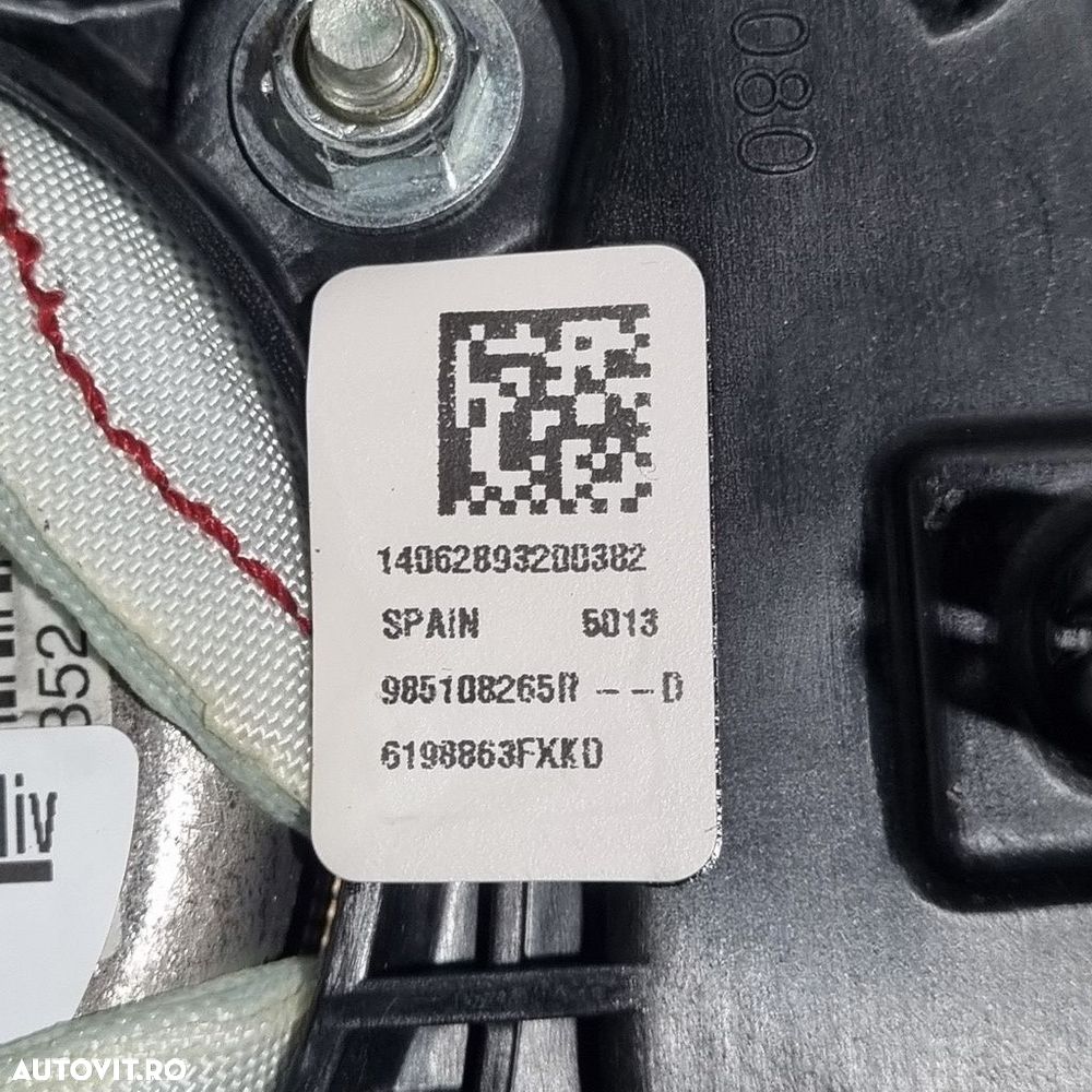 Airbag volan Renault Captur 2013 - 2017 (1513) 985108265R - 4