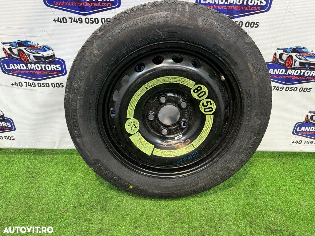 Roata rezerva slim mercedes benz 125/90 r16 5x112 - 1