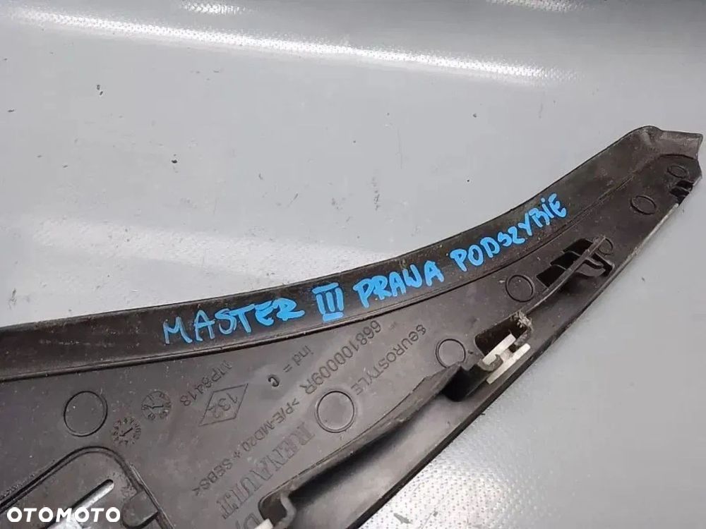 podszybie prawe listwa 668100009r renault master iii movano nv400 - 4