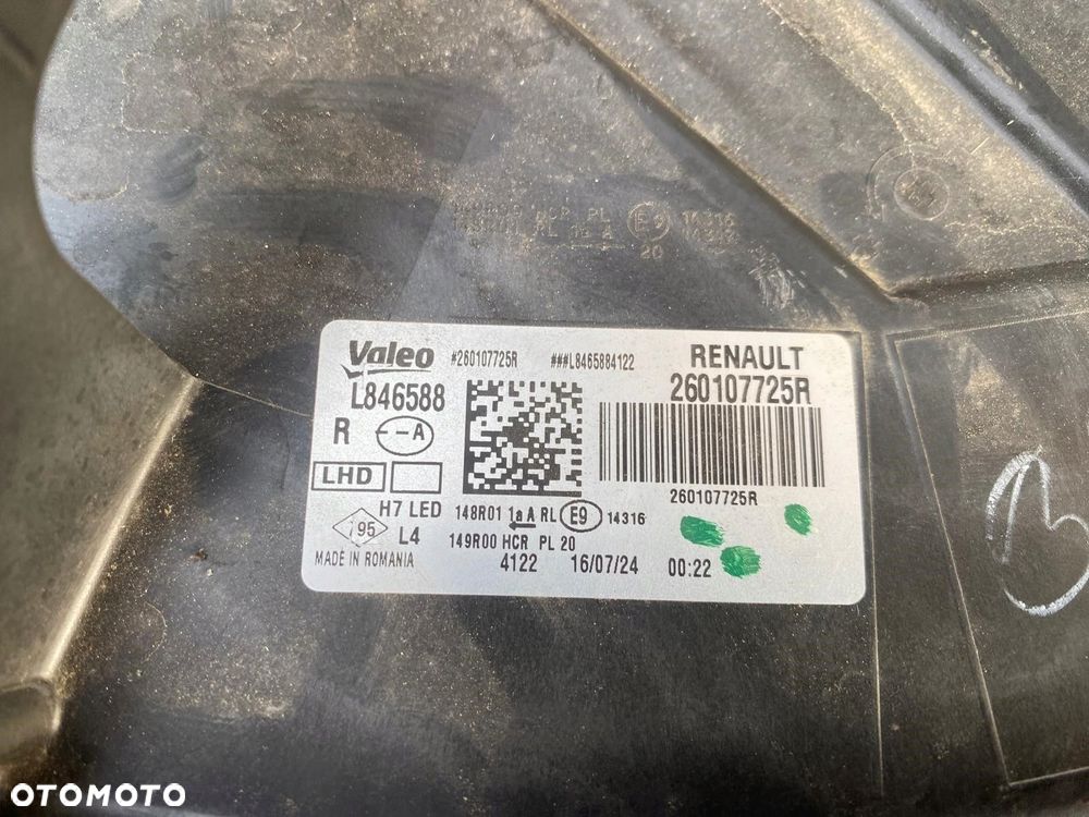 lampa przednia dacia duster iii 2024 rok 260603515r 260107725r komplet - 6