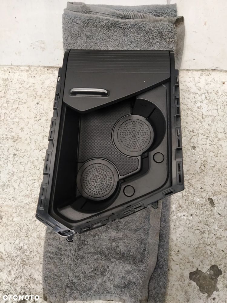 VW TIGUAN II PODŁOKIETNIK TUNEL ŚRODKWY SCHOWEK UCHWYT ROLETA NA KUBKI NAPOJE ORYGINAŁ - 10