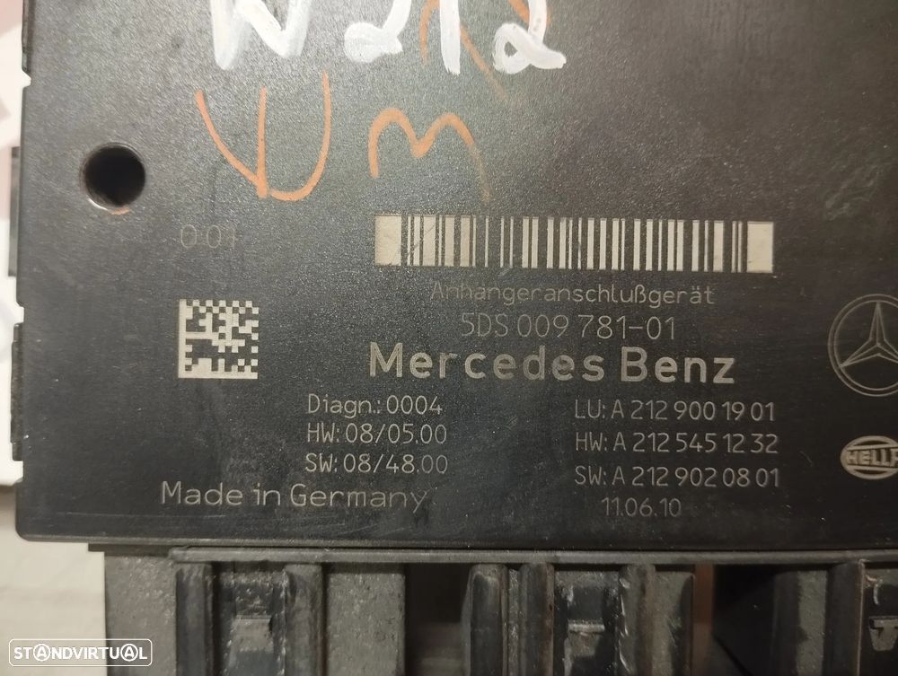 MODULO ELETRONICO REBOQUE MERCEDES W212 REF. 5DS00978101 A2129001901 A2125451232 A2129020801 - 3