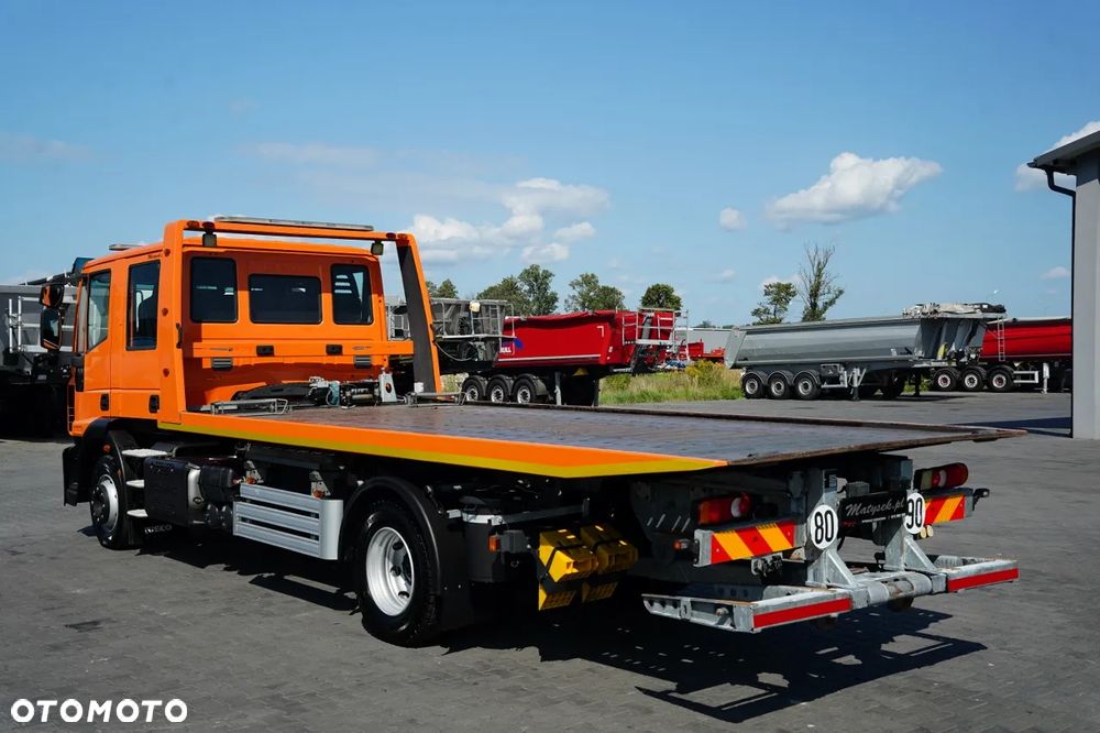 Iveco EUROCARGO / LAWETA HYDRAULICZNA / PLATFORMA - 6 M / BRYGADÓWKA - 6 OSÓB / WYCIĄGARKA / EURO 6 - 14