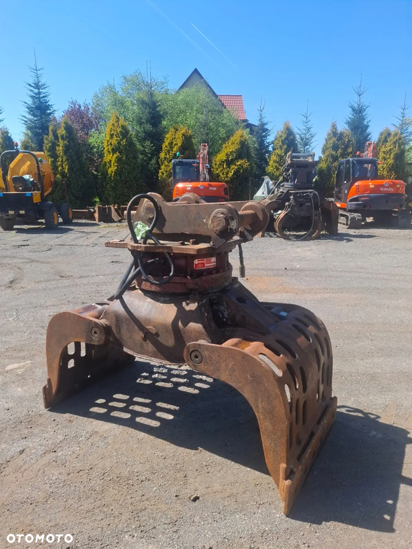 Chwytak chydrauliczny obrotowy sortujący wyburzeniowy kleszcze 1200kg.