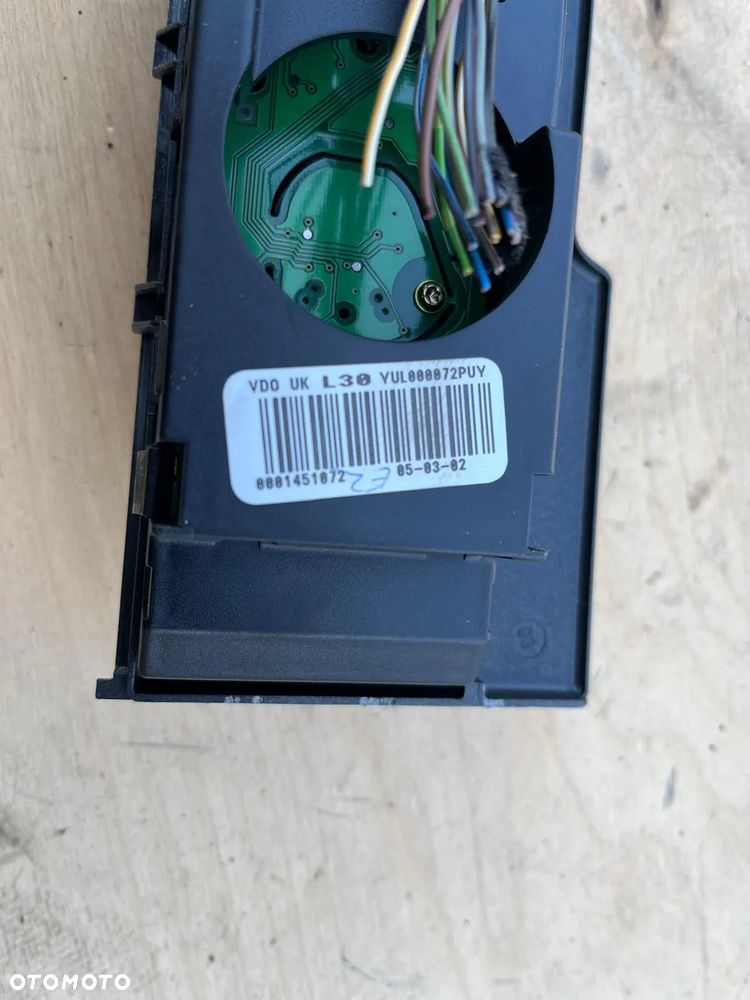 Panel zawieszenia zegarek YUL000032 RANGE ROVER L322 LM 2002-05 - 2